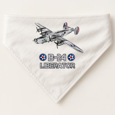 WW2 Aviation B24 Liberator American Heavy Bomber Gift USA-Made Doggie Bandana