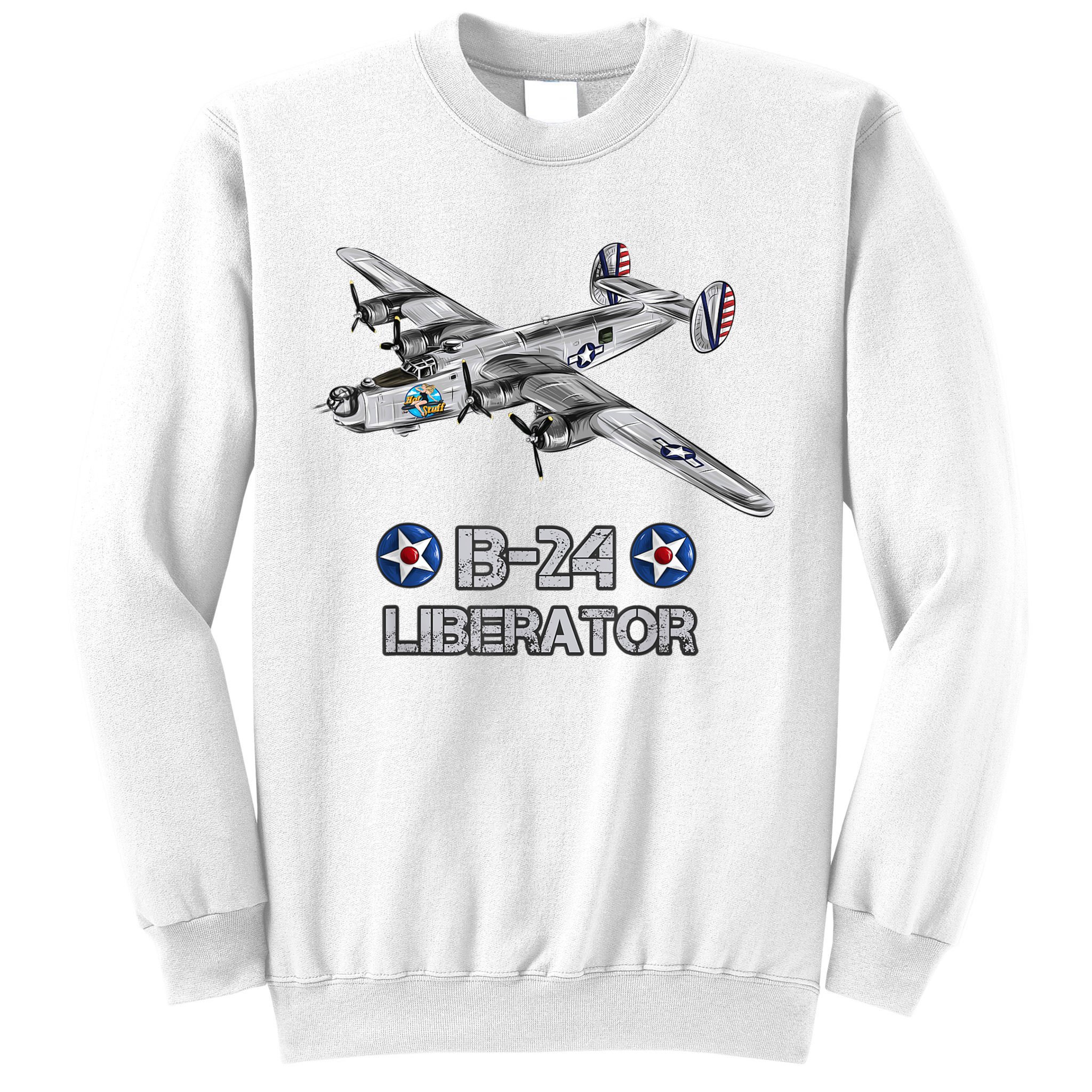 WW2 Aviation B24 Liberator American Heavy Bomber Gift Sweatshirt