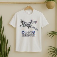 WW2 Aviation B24 Liberator American Heavy Bomber Gift T-Shirt