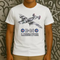 WW2 Aviation B24 Liberator American Heavy Bomber Gift T-Shirt