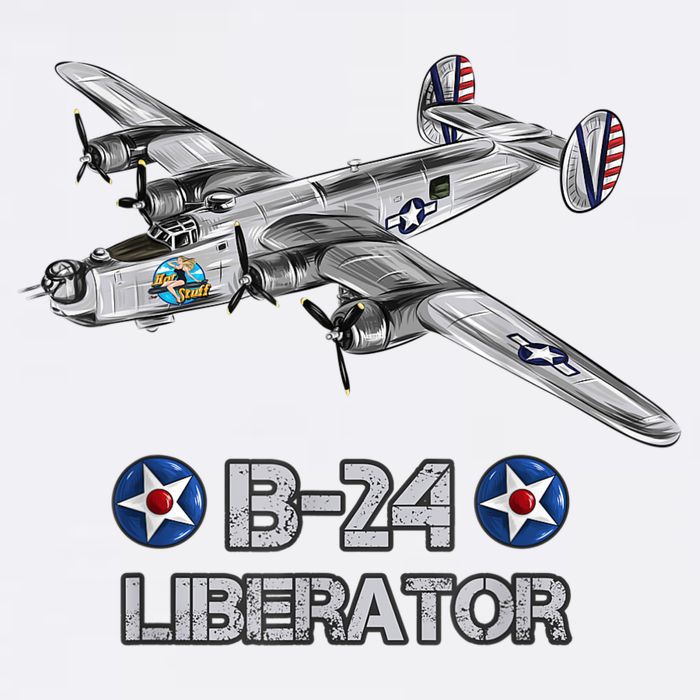 WW2 Aviation B24 Liberator American Heavy Bomber Gift T-Shirt