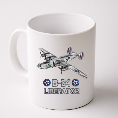 WW2 Aviation B24 Liberator American Heavy Bomber Gift Coffee Mug