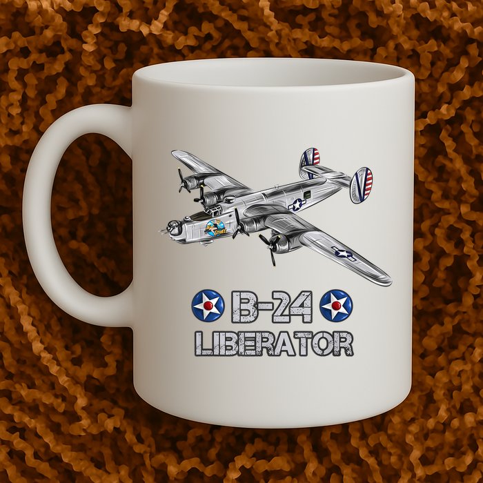 WW2 Aviation B24 Liberator American Heavy Bomber Gift Mug