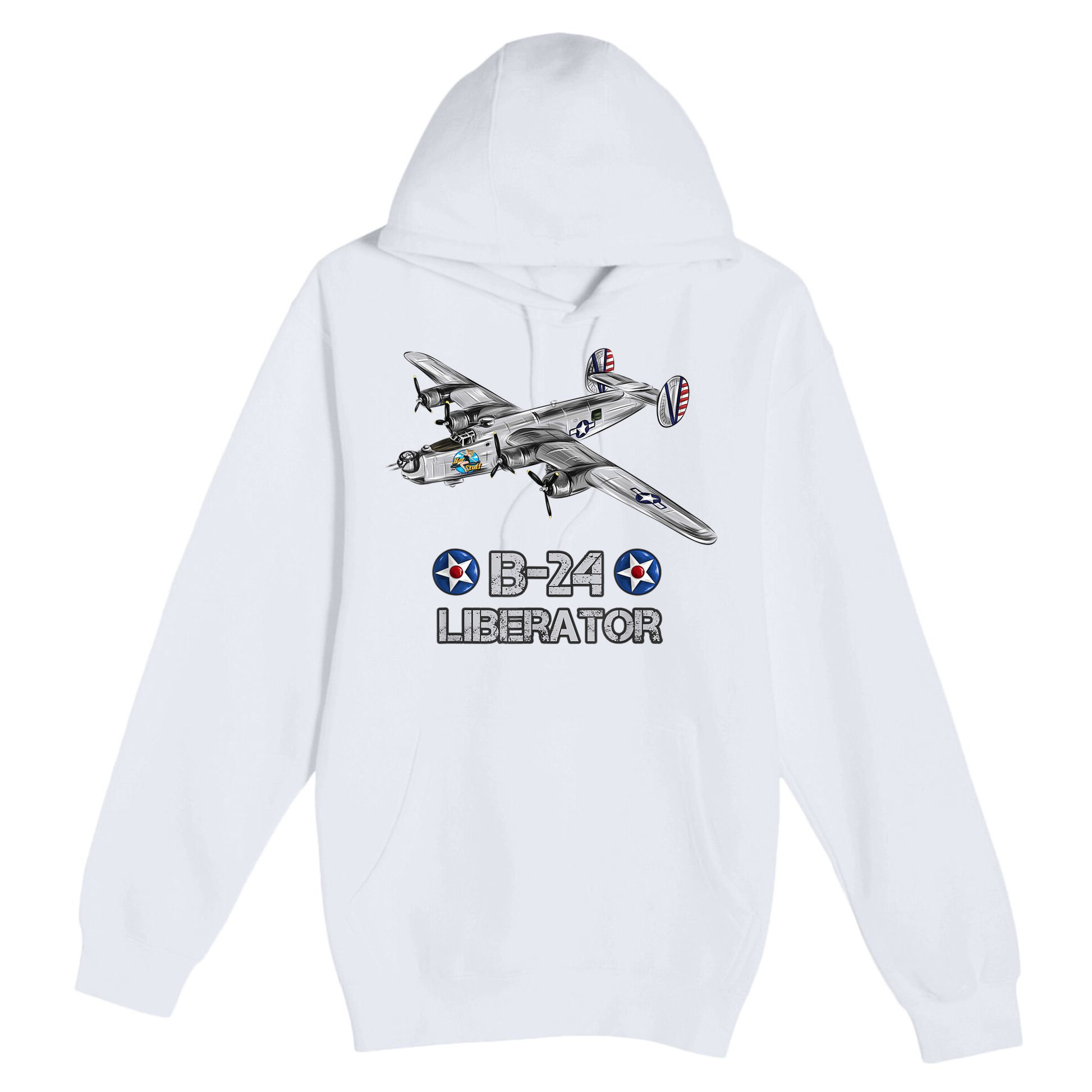 WW2 Aviation B24 Liberator American Heavy Bomber Gift Premium Pullover Hoodie