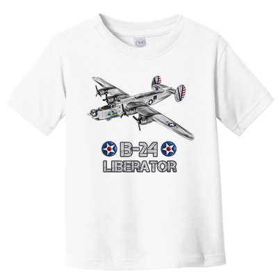 WW2 Aviation B24 Liberator American Heavy Bomber Gift Toddler T-Shirt