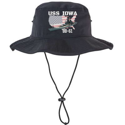 WW2 American Battleship USS Iowa Warship BB 61 Veterans Bucket Hat