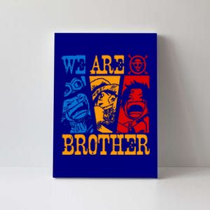 We Are Brother Acesabo Straw Hatted Pirate Canvas