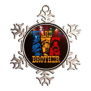 We Are Brother Acesabo Straw Hatted Pirate Metallic Star Ornament