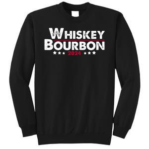 Whiskey And Bourbon 24 Whiskey Lovers Drinker Election 2024 Sweatshirt