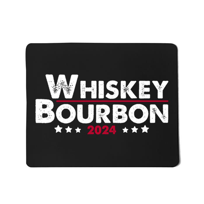 Whiskey And Bourbon 24 Whiskey Lovers Drinker Election 2024 Mousepad