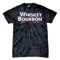 Whiskey And Bourbon 24 Whiskey Lovers Drinker Election 2024 Tie-Dye T-Shirt