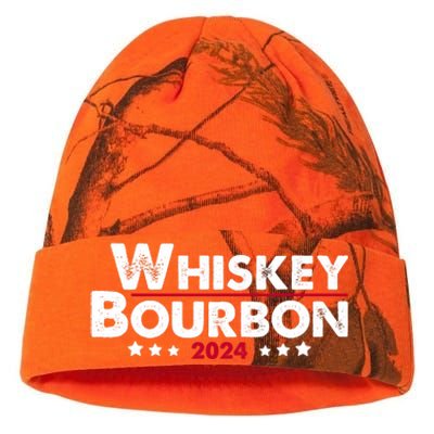 Whiskey And Bourbon 24 Whiskey Lovers Drinker Election 2024 Kati Licensed 12" Camo Beanie