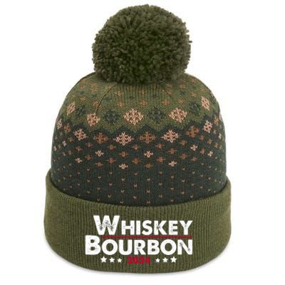 Whiskey And Bourbon 24 Whiskey Lovers Drinker Election 2024 The Baniff Cuffed Pom Beanie