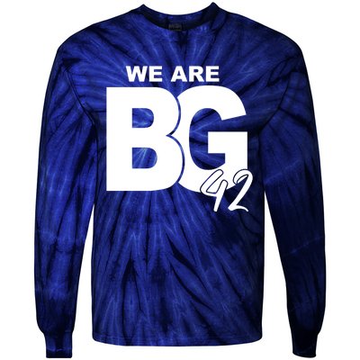 We Are BG 42 Justice For Britt Tie-Dye Long Sleeve Shirt