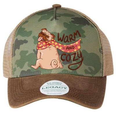 Warm And Cozy Pug Legacy Tie Dye Trucker Hat