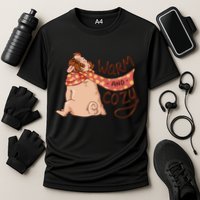Warm And Cozy Pug Cooling Performance Crew T-Shirt