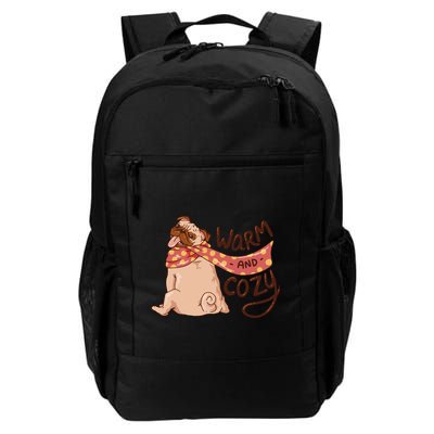 Warm And Cozy Pug Backpack