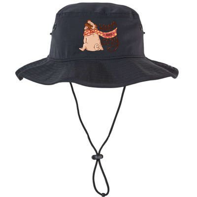 Warm And Cozy Pug Bucket Hat