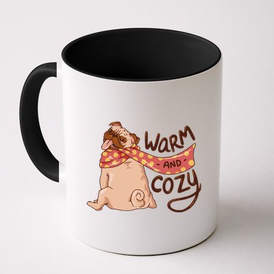 Warm And Cozy Pug Mug
