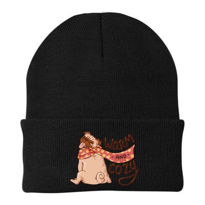 Warm And Cozy Pug Beanie