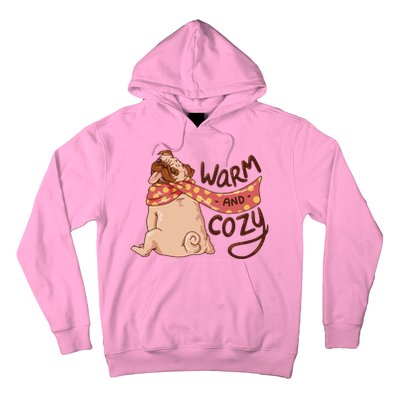 Warm And Cozy Pug Hoodie