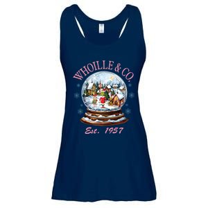 Whoville And Co Est 1957 Christmas Holiday Christmas Snow Globe Ladies Essential Flowy Tank