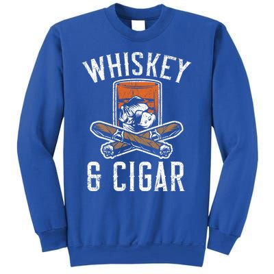 Whiskey And Cigar Whisky Ing Alcohol Er Cigarette Meaningful Gift Sweatshirt