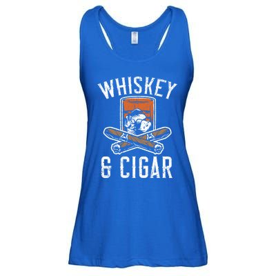 Whiskey And Cigar Whisky Ing Alcohol Er Cigarette Meaningful Gift Ladies Essential Flowy Tank