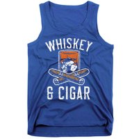 Whiskey And Cigar Whisky Ing Alcohol Er Cigarette Meaningful Gift Tank Top