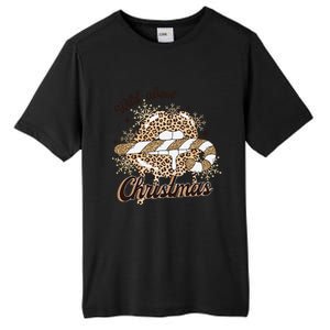 Wild About Christmas Leopard Xmas Christmas Tall Fusion ChromaSoft Performance T-Shirt