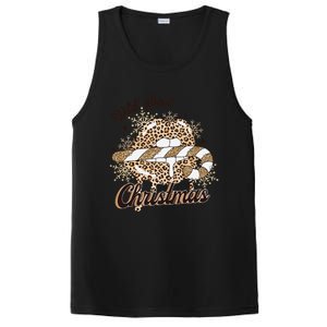 Wild About Christmas Leopard Xmas Christmas PosiCharge Competitor Tank