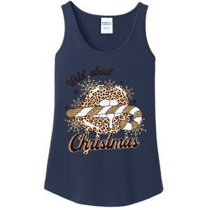 Wild About Christmas Leopard Xmas Christmas Ladies Essential Tank