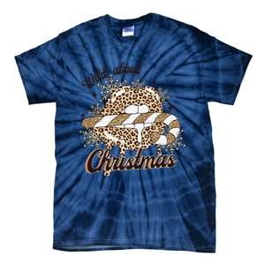 Wild About Christmas Leopard Xmas Christmas Tie-Dye T-Shirt