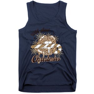 Wild About Christmas Leopard Xmas Christmas Tank Top