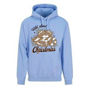 Wild About Christmas Leopard Xmas Christmas Unisex Surf Hoodie