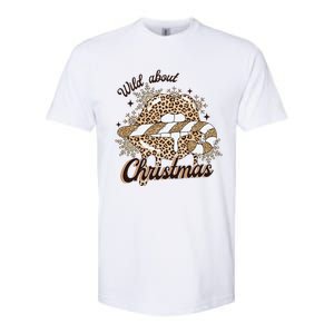 Wild About Christmas Leopard Xmas Christmas Softstyle CVC T-Shirt