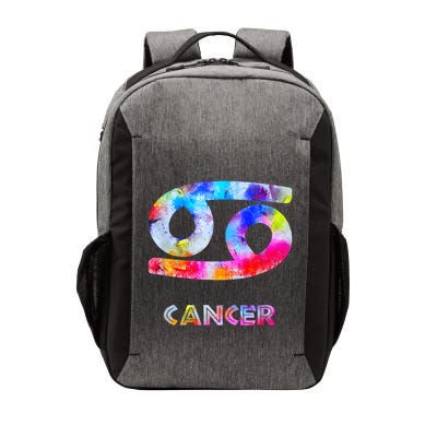 Watercolor Art Cancer Zodiac Sign Symbol Sideways 69 Vector Backpack