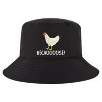 Why Are Chickens So Funny Because Funny Trending Meme Cool Comfort Performance Bucket Hat