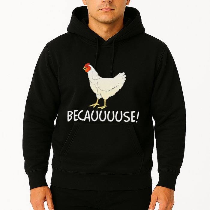 Why Are Chickens So Funny Because Funny Trending Meme Hoodie