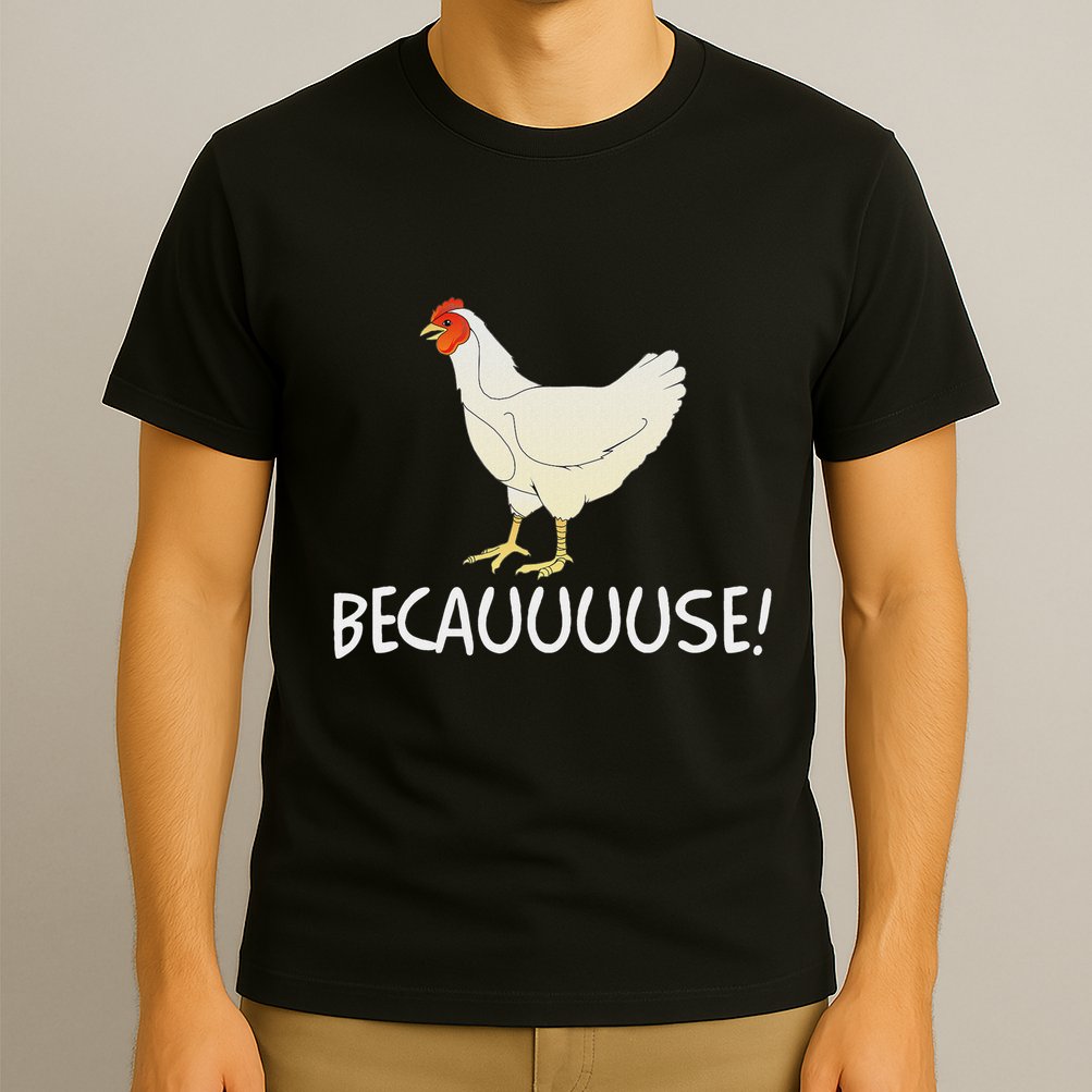 Why Are Chickens So Funny Because Funny Trending Meme T-Shirt