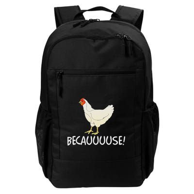 Why Are Chickens So Funny Because Funny Trending Meme Backpack
