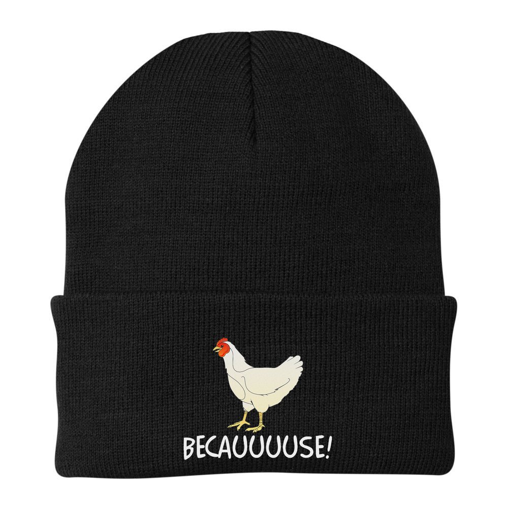 Why Are Chickens So Funny Because Funny Trending Meme Beanie