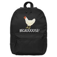 Why Are Chickens So Funny Because Funny Trending Meme 16 in Basic Backpack