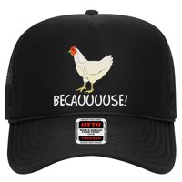 Why Are Chickens So Funny Because Funny Trending Meme Trucker Hat