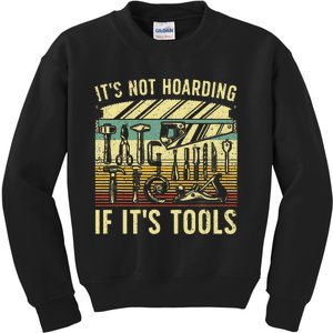 Woodworker Art Carpenter Wood Working Tools Kids Sweatshirt