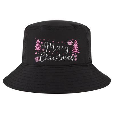 Wild About Christmas: Leopard Print Trees And Snowflake Magic Gift Cool Comfort Performance Bucket Hat