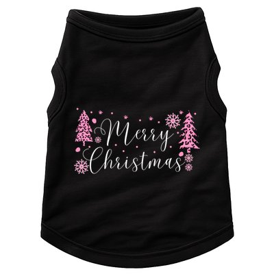Wild About Christmas: Leopard Print Trees And Snowflake Magic Gift Doggie Tank