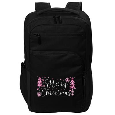 Wild About Christmas: Leopard Print Trees And Snowflake Magic Gift Impact Tech Backpack