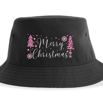 Wild About Christmas: Leopard Print Trees And Snowflake Magic Gift Sustainable Bucket Hat