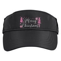 Wild About Christmas: Leopard Print Trees And Snowflake Magic Gift Adult Drive Performance Visor